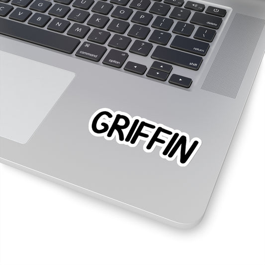 GRIFFIN Text Kiss-Cut Stickers