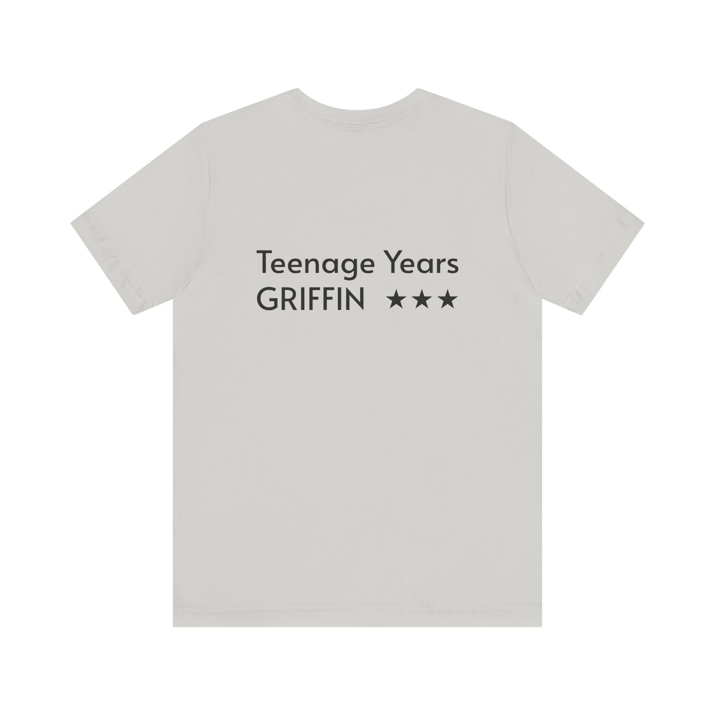 GRIFFIN Minimalist Teenage Years Cover Art Unisex Jersey Short Sleeve Tee