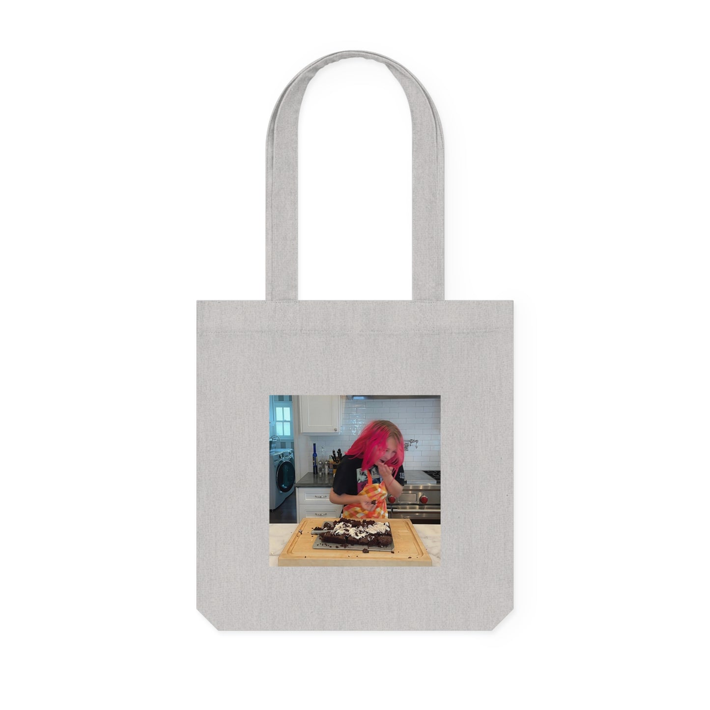 GRIFFIN Teenage Years Text + Cover Art Woven Tote Bag