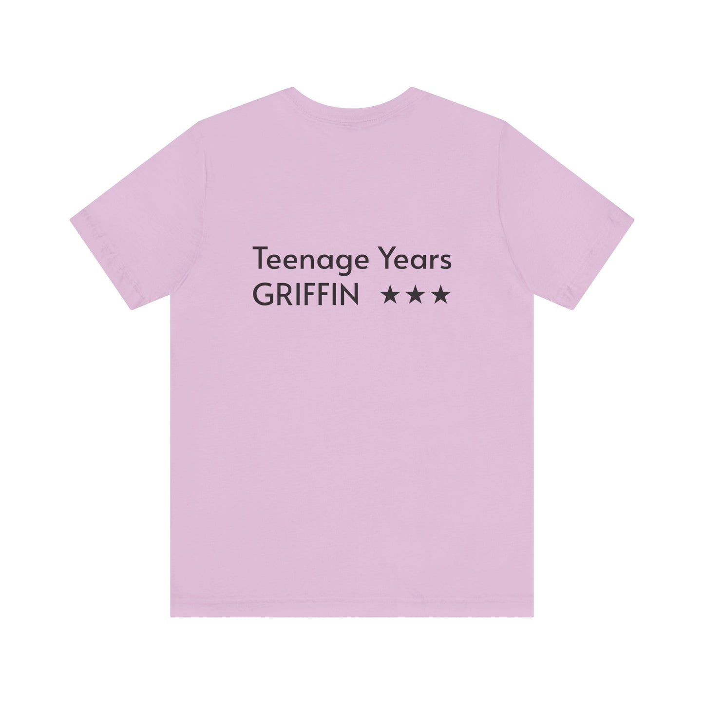 GRIFFIN Minimalist Teenage Years Cover Art Unisex Jersey Short Sleeve Tee