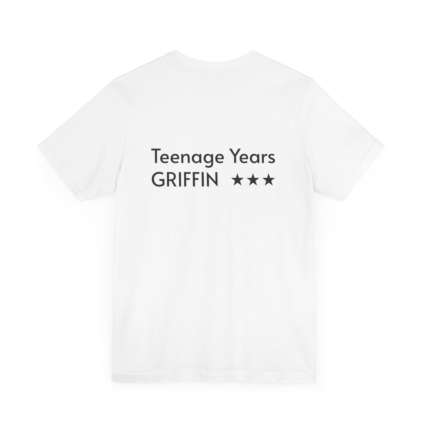 GRIFFIN Minimalist Teenage Years Cover Art Unisex Jersey Short Sleeve Tee