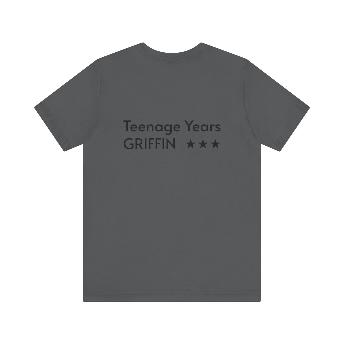 GRIFFIN Minimalist Teenage Years Cover Art Unisex Jersey Short Sleeve Tee