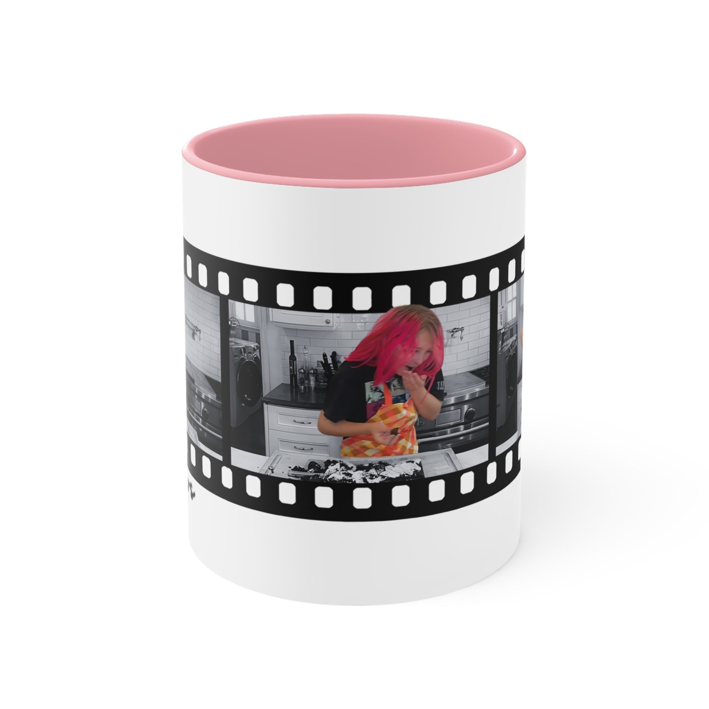 Teenage Years Film Strip GRIFFIN Accent Mugs