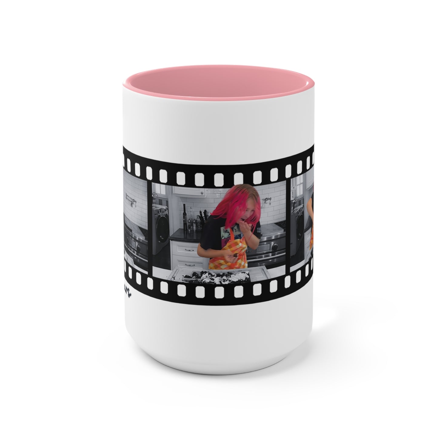 Teenage Years Film Strip GRIFFIN Accent Mugs