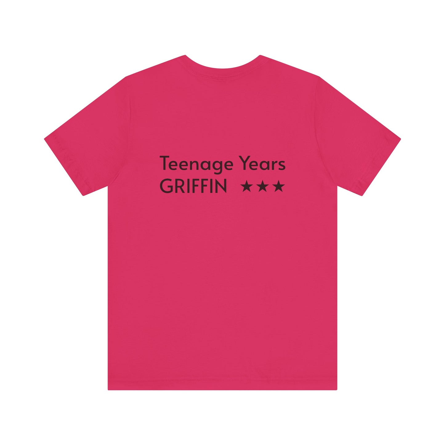 GRIFFIN Minimalist Teenage Years Cover Art Unisex Jersey Short Sleeve Tee