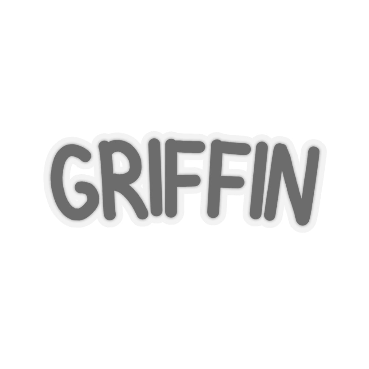 GRIFFIN Text Kiss-Cut Stickers