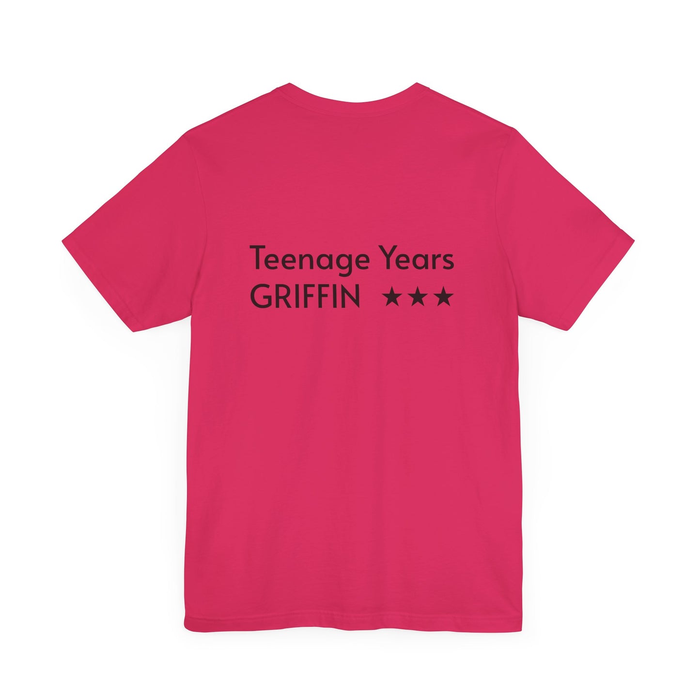 GRIFFIN Minimalist Teenage Years Cover Art Unisex Jersey Short Sleeve Tee