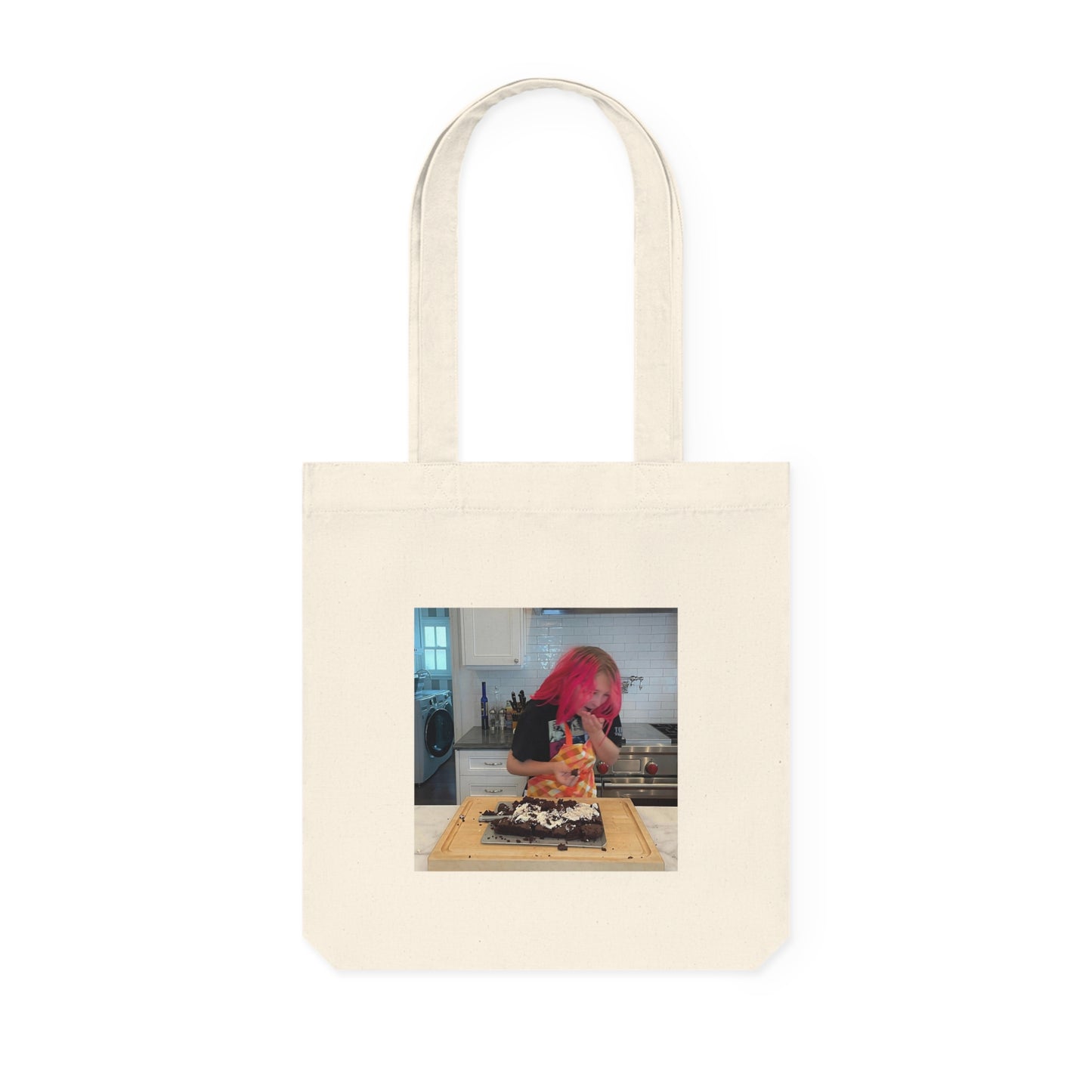 GRIFFIN Teenage Years Text + Cover Art Woven Tote Bag