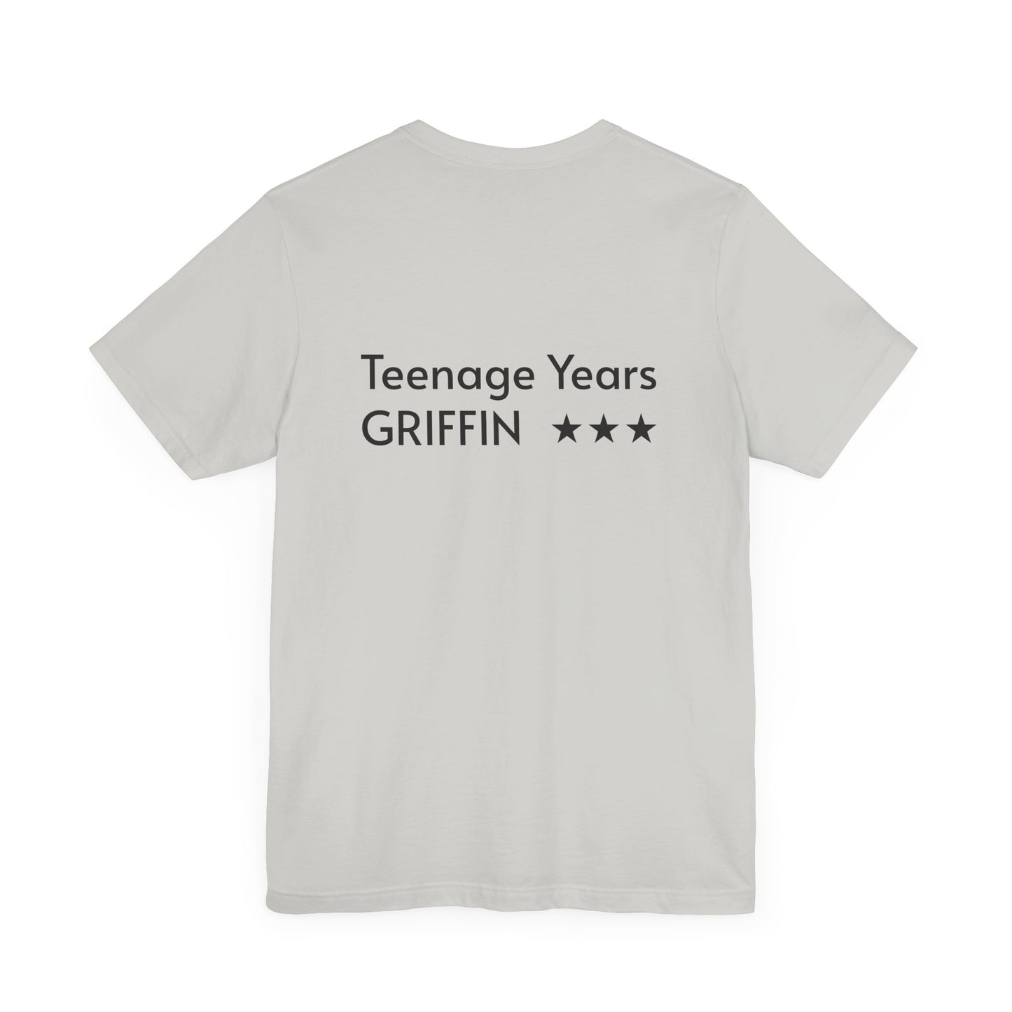 GRIFFIN Minimalist Teenage Years Cover Art Unisex Jersey Short Sleeve Tee