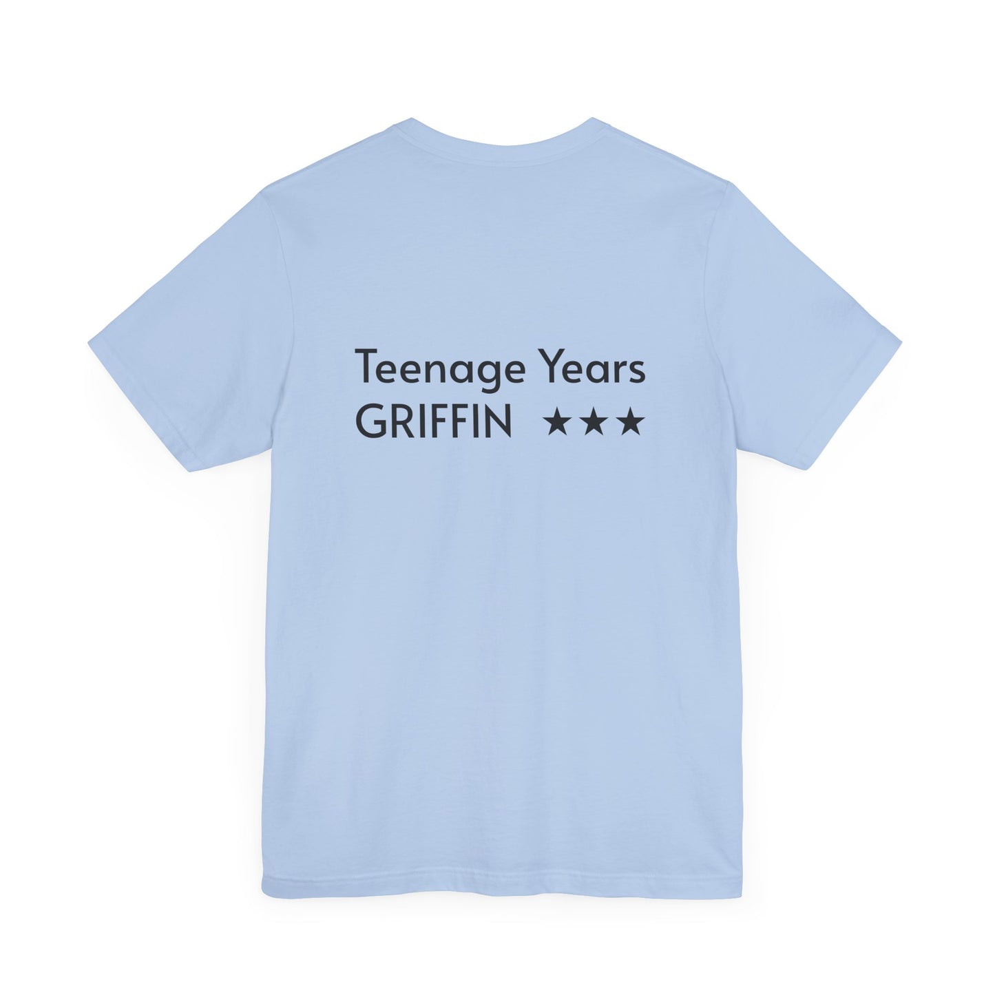 GRIFFIN Minimalist Teenage Years Cover Art Unisex Jersey Short Sleeve Tee