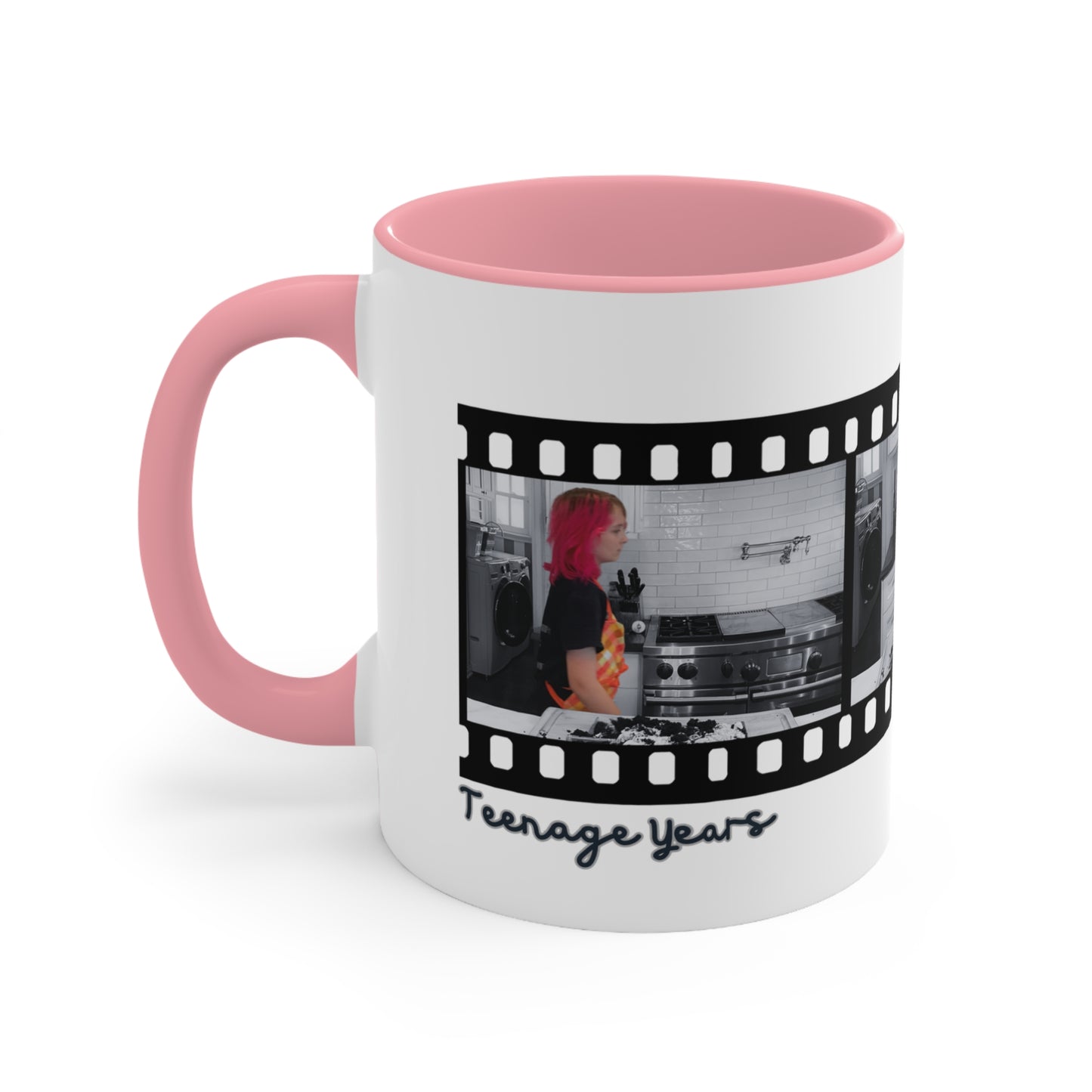 Teenage Years Film Strip GRIFFIN Accent Mugs