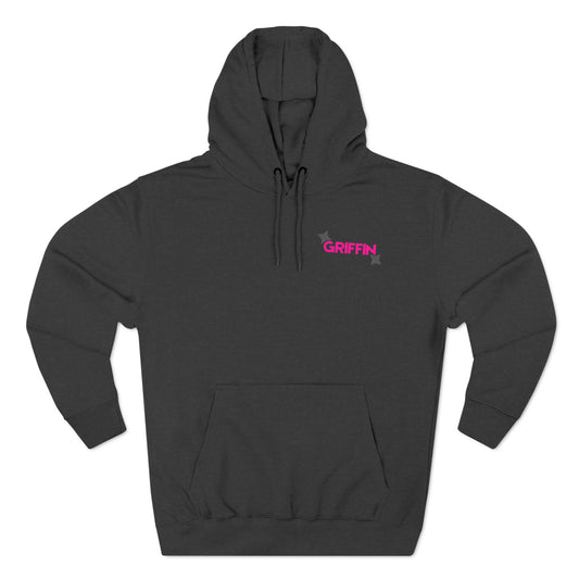 GRIFFIN Teenage Years Pink Star Cover Art Three-Panel Fleece Hoodie