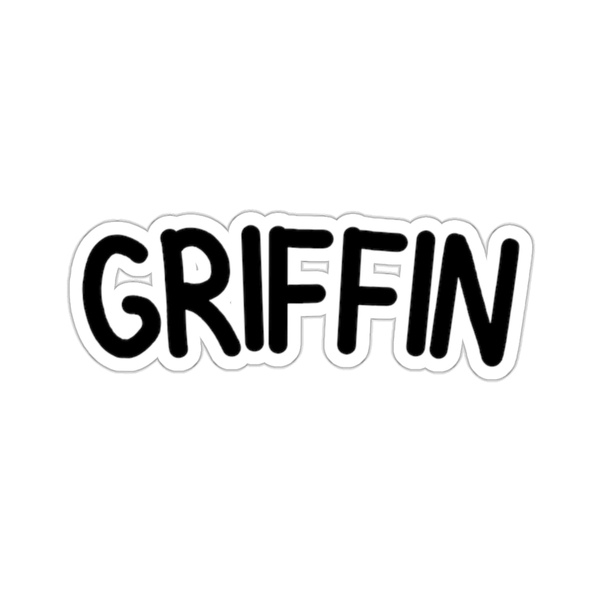 GRIFFIN Text Kiss-Cut Stickers