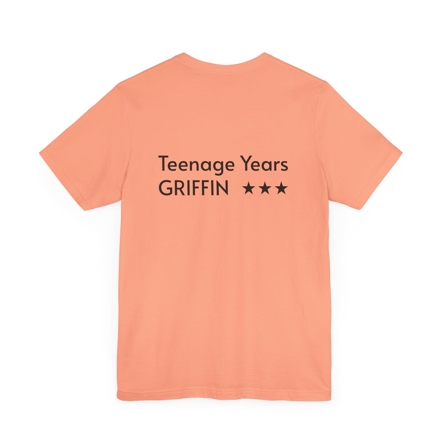 GRIFFIN Minimalist Teenage Years Cover Art Unisex Jersey Short Sleeve Tee