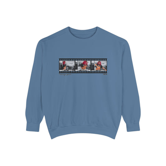 Teenage Years Film Strip GRIFFIN Unisex Garment-Dyed Sweatshirt